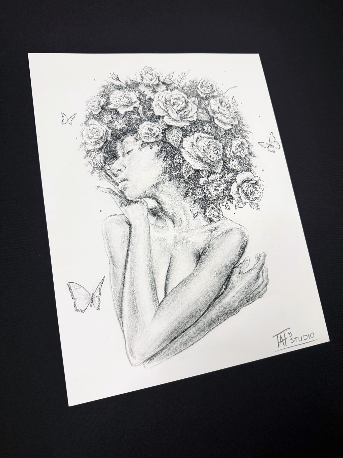 'Floral Embrace' Print