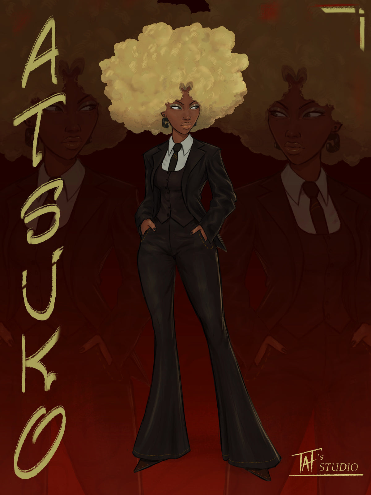 'Atsuko Jackson' Print