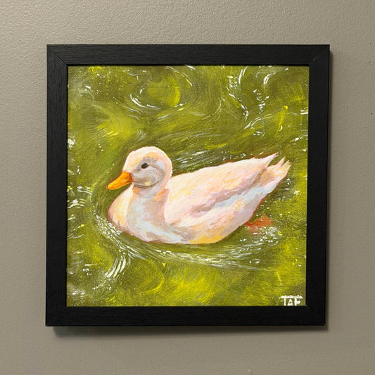 In The Pond, 8x8 Inch Original