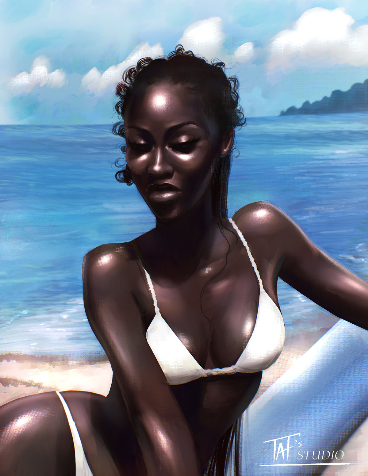 'Melanie Sunkissed' Print
