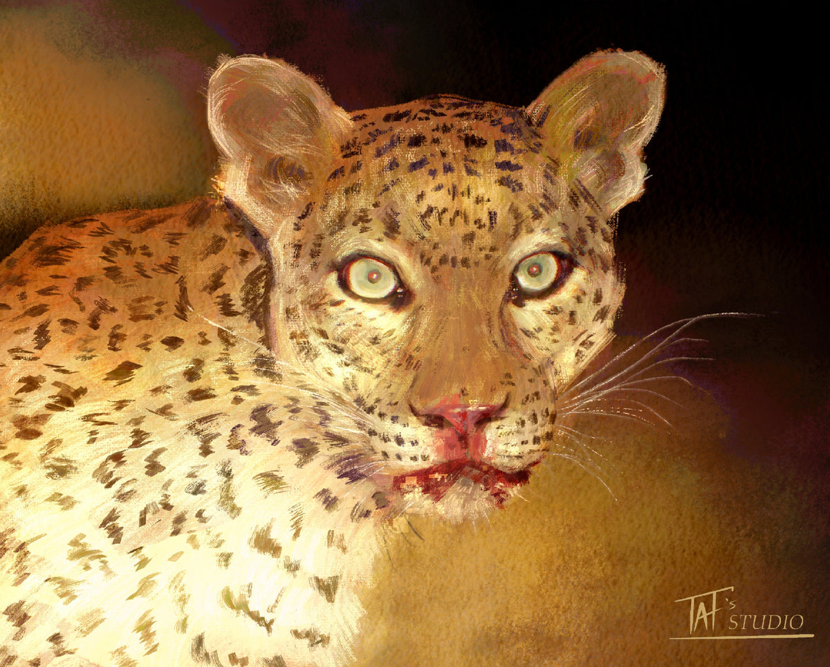 'Flashing Jaguar' Print