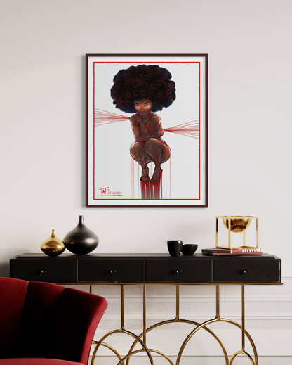'Tied' Print