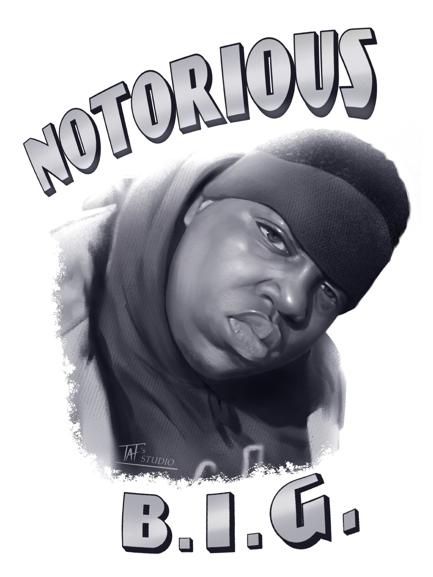 'The Notorious B.I.G. / Biggie Smalls ' Print
