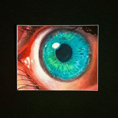 'Teal Eye' Sticker
