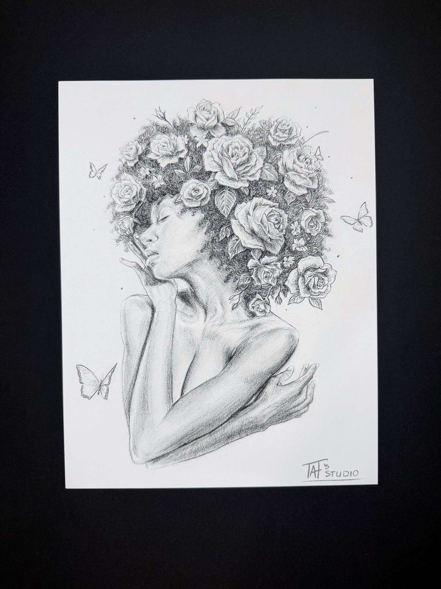 'Floral Embrace' Print
