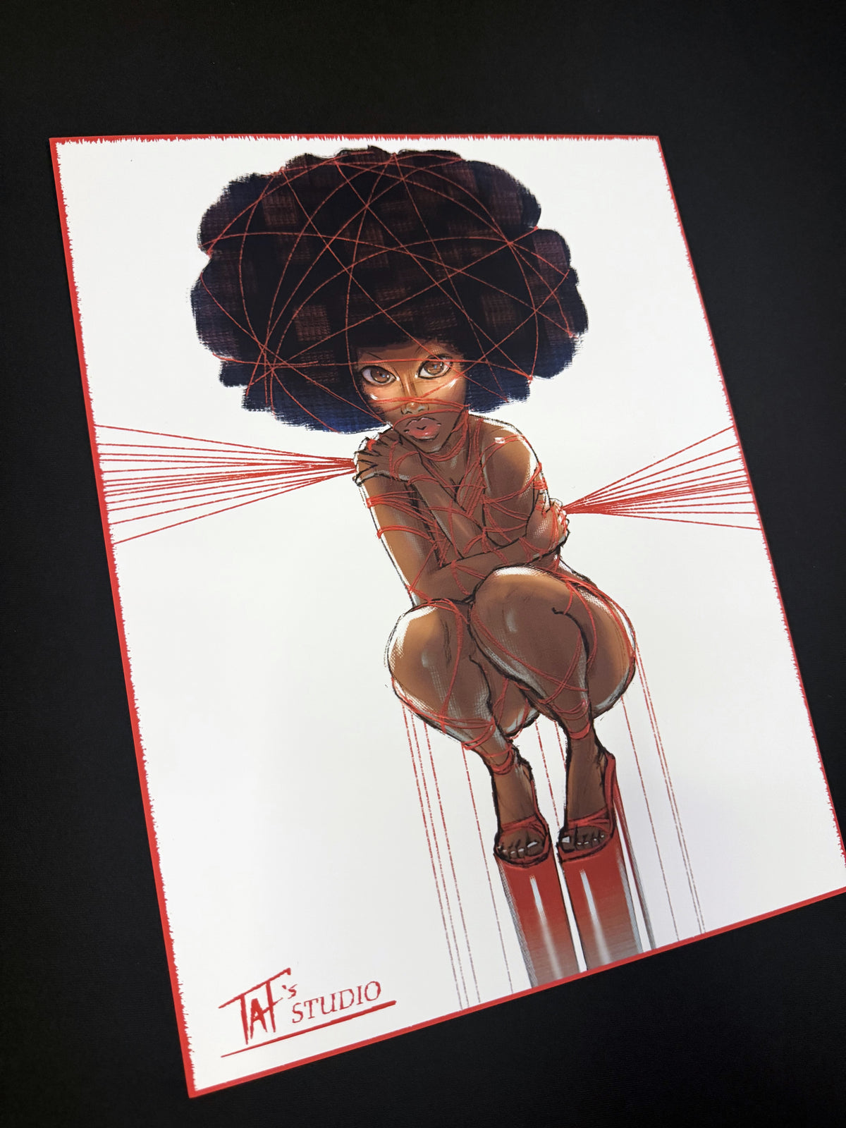 'Tied' Print